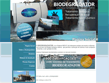 Tablet Screenshot of biodegradator.com.br